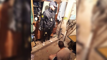 M.W, al ser detenido hoy