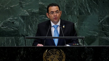 El presidente de Guatemala, Jimmy