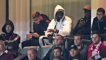 Paul Pogba vio el partido