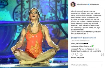 El descargo de Mica en