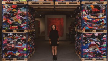 Gabi López en la muestra