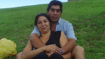 Fátima Ramírez, junto a su