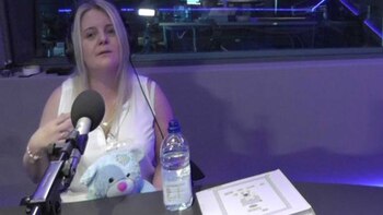 Laura Gallazzi narró al aire