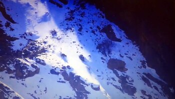 Descendieron varios metros y sufrieron