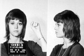 Jane Fonda fue detenida en
