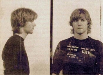 Kurt Cobain fue detenido por