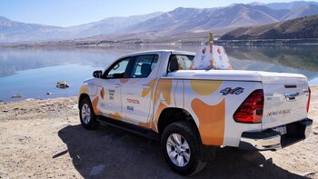 Una Toyota Hilux fue la