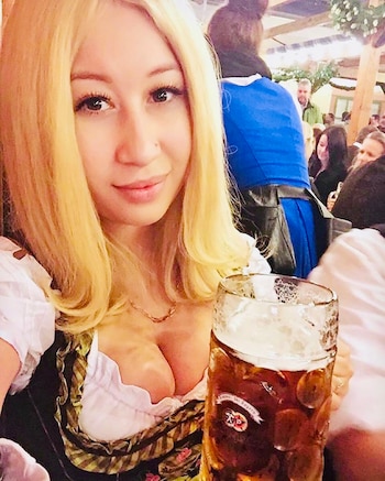 Una instantánea de Shameeva cuando