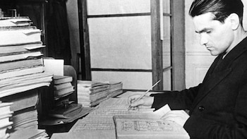 El joven investigador Knorozov en