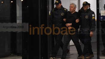 Fabián Gutiérrez al llegar ayer