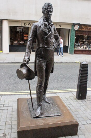 La estatua de Brummell en