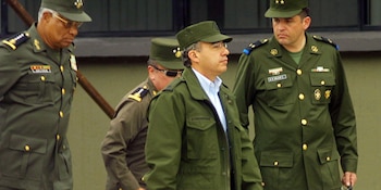 El entonces presidente Felipe Calderón,