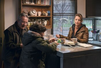 Con Oscar Martínez en el