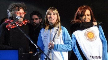 El músico rosarino, en el