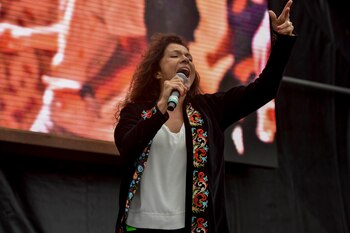 La cantautora Patricia Sosa fue