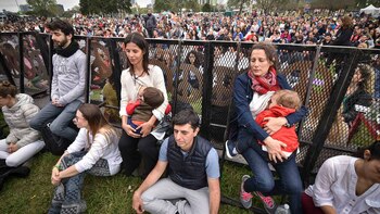Una multitud copó la costa