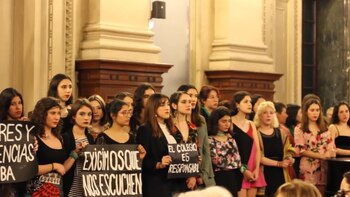 El discurso fue acompañado con