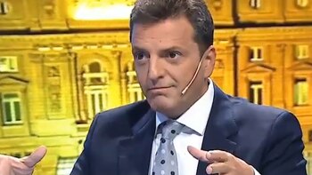 Sergio Massa en La Cornisa