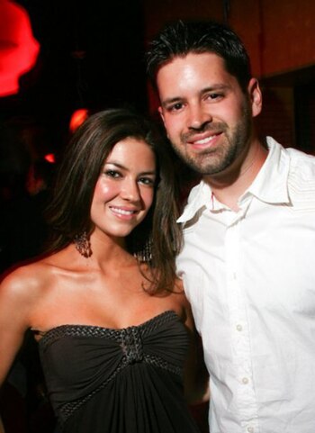 Mayorga y su actual esposo