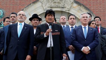 El presidente boliviano Evo Morales