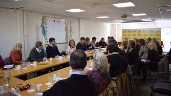 La reunión paritaria en el