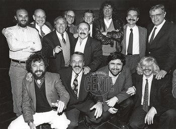 Hermenegildo Sábat junto a nuestros