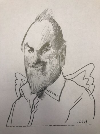 Julio Blanck, por Hermenegildo Sábat