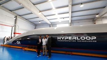 Cápsula de pasajeros de “Hyperloop”