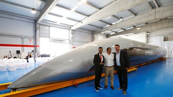 La nueva cápsula de Hyperloop
