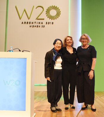 Susana Balbo, chair del W20,