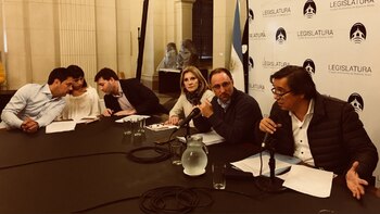 Daniel Presti (derecha) en la