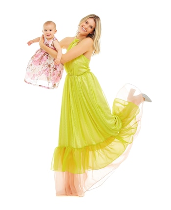 Yésica: vestido de seda con