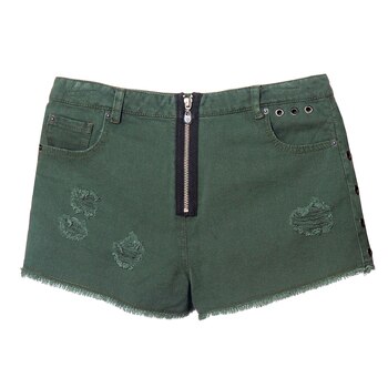 Short de jean con roturas