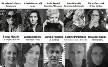 Arriba las jurados del “Concurso