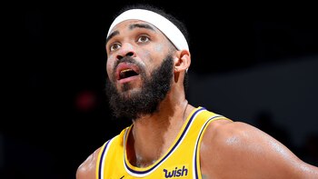 JaVale McGee se unió esta temporada a Los Ángeles Lakers (AFP)