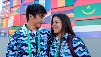 David y Mikaela, sueños dorados