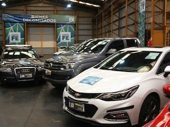 Algunos de los coches de