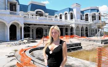 Jackie Siegel posa con su