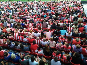 Entre los hinchas del Athletic