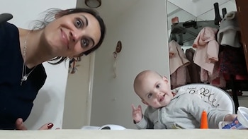 La beba tiene apenas 15