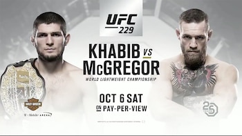 McGregor y Khabib se enfrentan este sábado 6 de octubre en Las Vegas