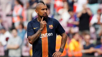 Arturo Vidal, molesto por su