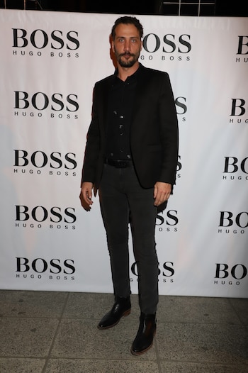 Luciano Cáceres en la presentación