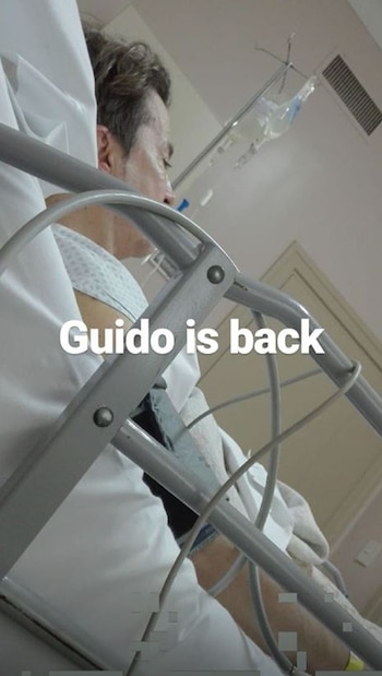Guido, tras la cirugía