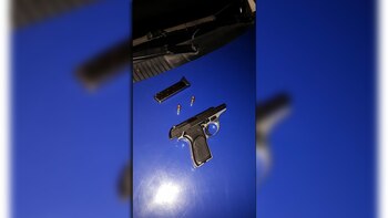 Las armas secuestradas tras el