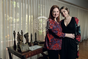 Andrea con Anna Chiara, que