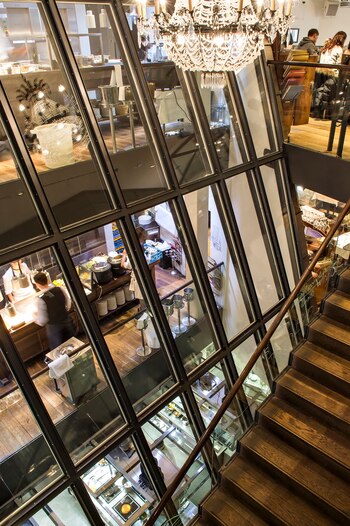 Vistas desde las escaleras del