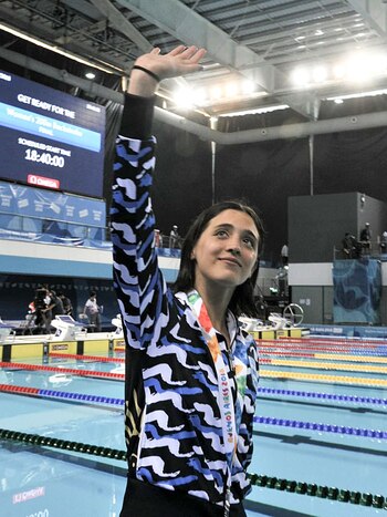 La nadadora de San Isidro