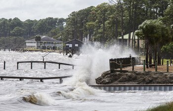 Olas en Eastpoint, Florida (Wallheiser/Getty
