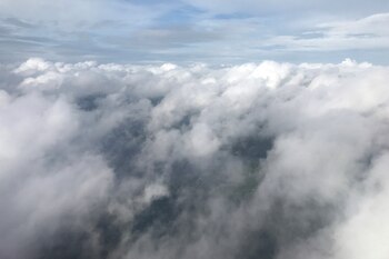 Las nubes sobre Tallahassee, Florida
